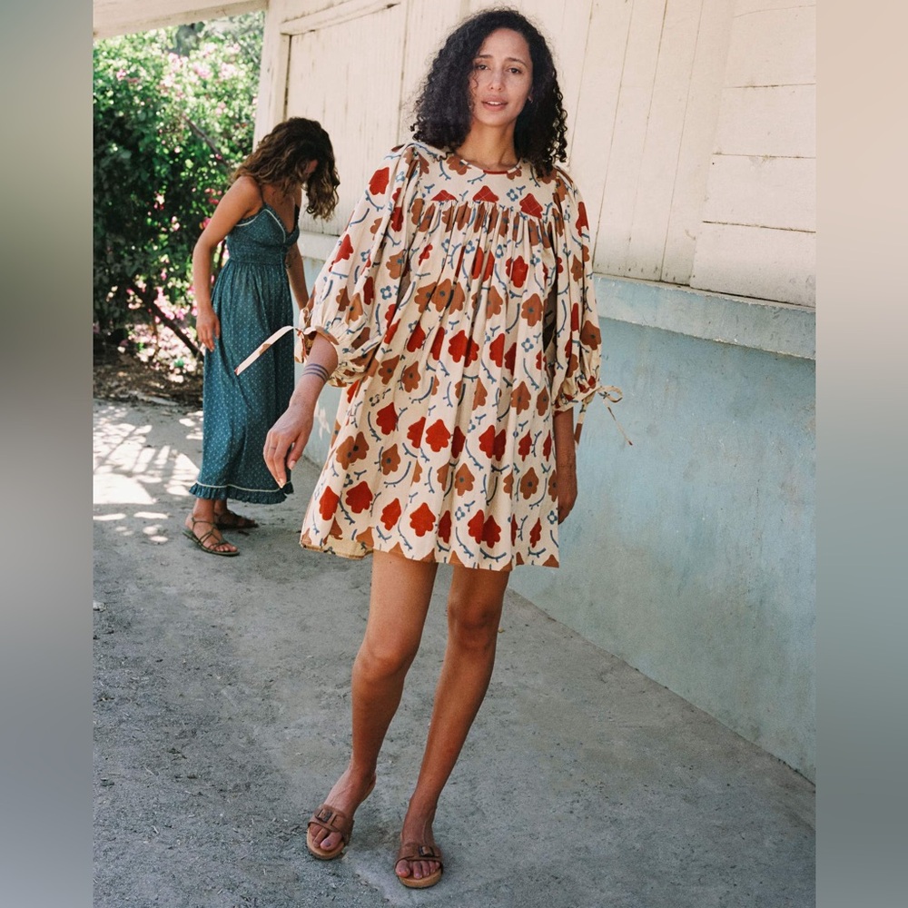 CHRISTY DAWN REGAN DRESS OAK LEAF XS